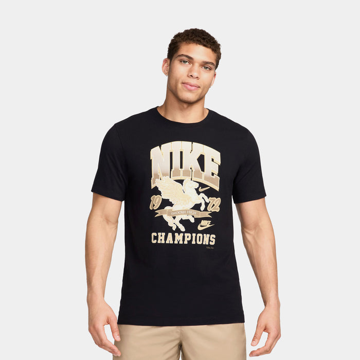 NSW 1972 Champions Mens Short Sleeve Shirt (Black)