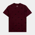 NSW Club+ AOP Mens Short Sleeve Shirt (Maroon)