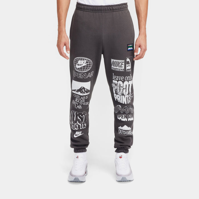 NSW Club Fleece Joggers Mens Sweatpants (Grey/Brown)