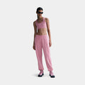 NSW Club Fleece Mid Rise Oversized Joggers Womens Sweatpants (Elemental Pink/Heather/White)