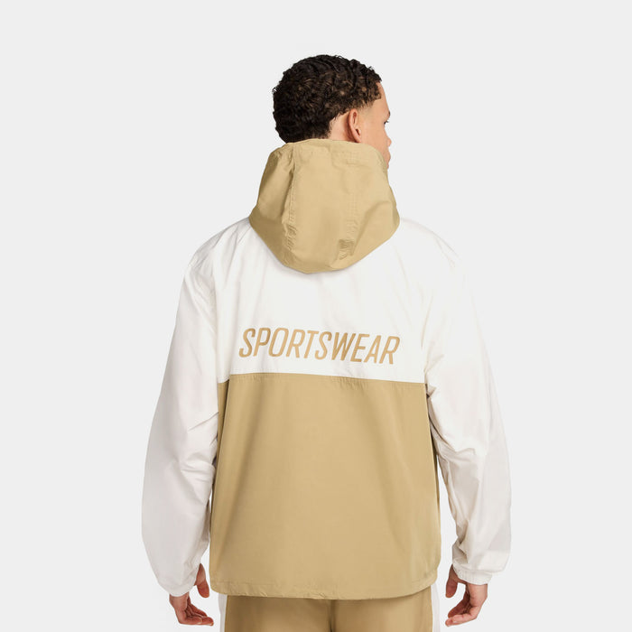 NSW Club Marina Anorak Mens Jacket (Sail/Beige)