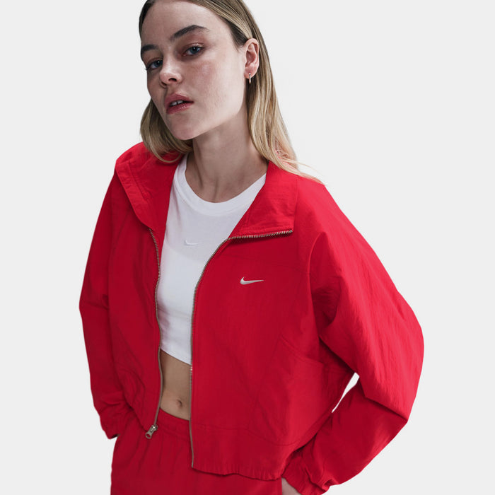 NSW Everything Oversized Woven Womens Jacket (University Red/White)