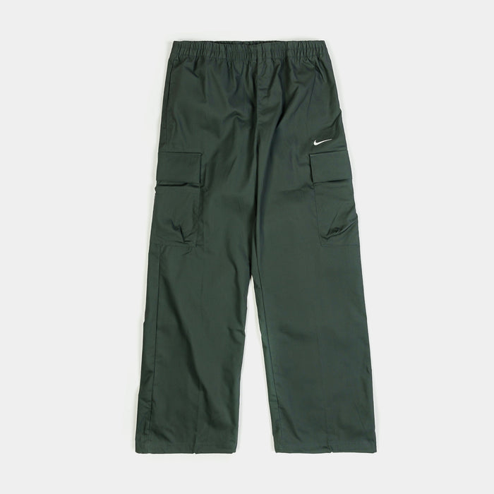 NSW Everything Woven Mid Rise Cargo Womens Pants (Vintage Green/White)