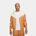 NSW Full Zip Windrunner Mens Jacket (Brown/Beige)