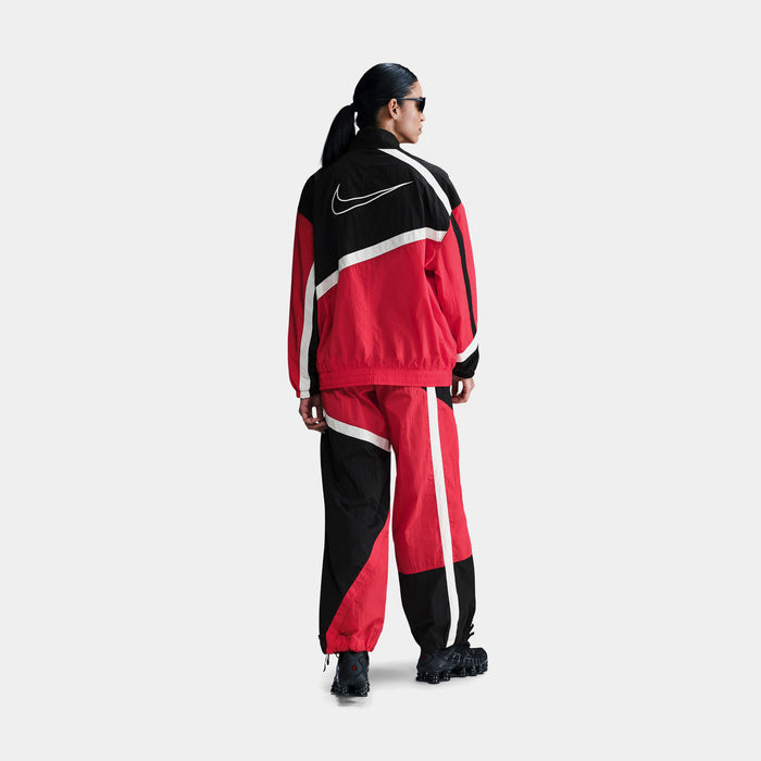 NSW Oversized Woven Womens Jacket (Red/Black)