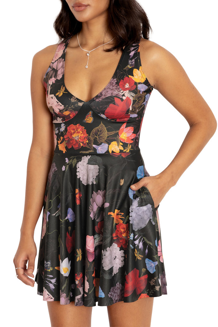 BlackMilk Clothing - Nymph Garden Marilyn Dress