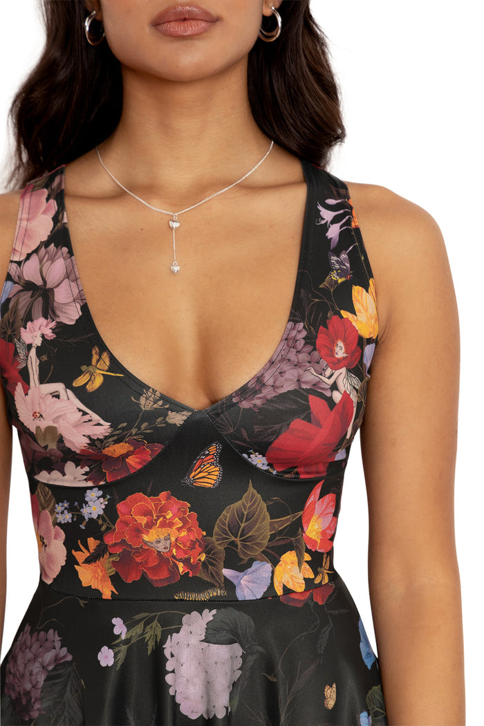 BlackMilk Clothing - Nymph Garden Marilyn Dress