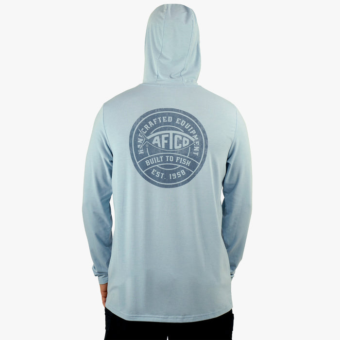 Dusk Heather, Fathom Heather $Model is 6'1" 190lbs Size L$