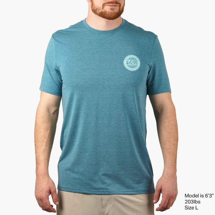 Arctic Heather $Model is 6'3" 203lbs Size L$