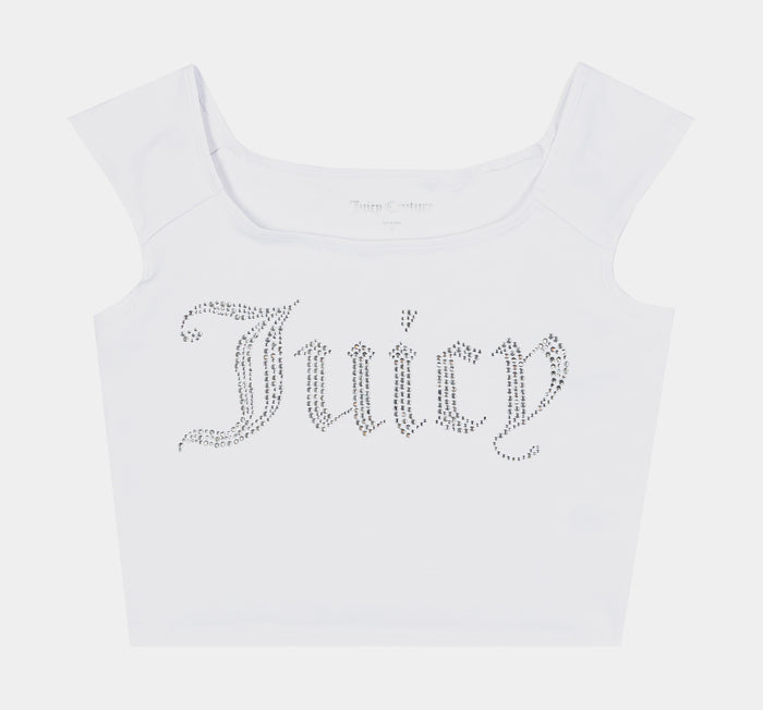 OG Big Bling Baby Tee Womens Short Sleeve Shirt (White)