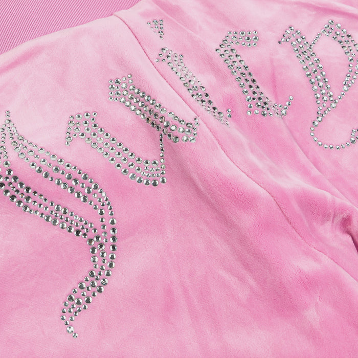 Og Big Bling Velour Womens Track Pants (Rose)