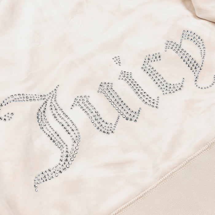 OG Bling Velour Full Zip Womens Hoodie (Crystal)