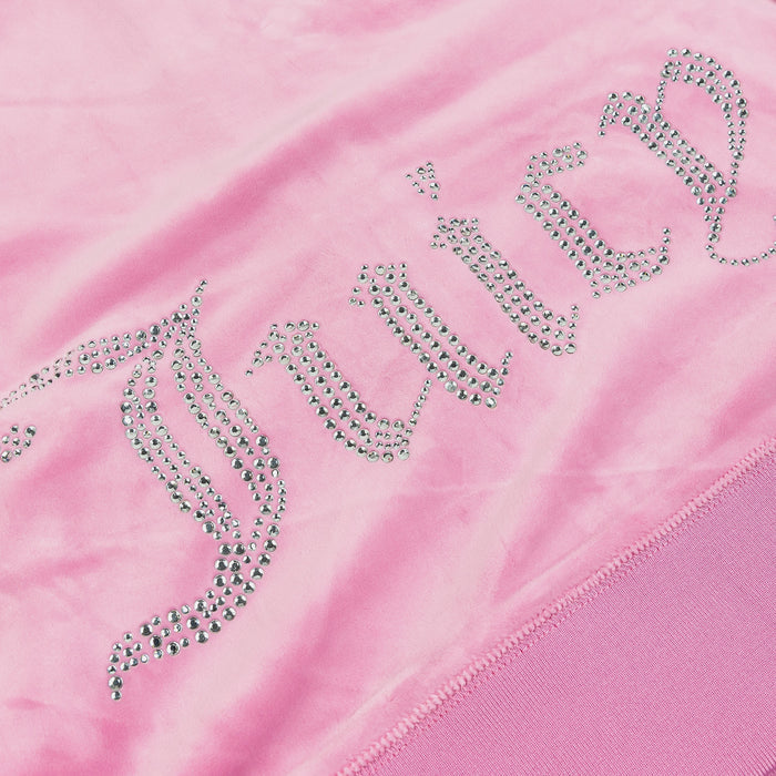 OG Bling Velour Full Zip Womens Hoodie (Rose)