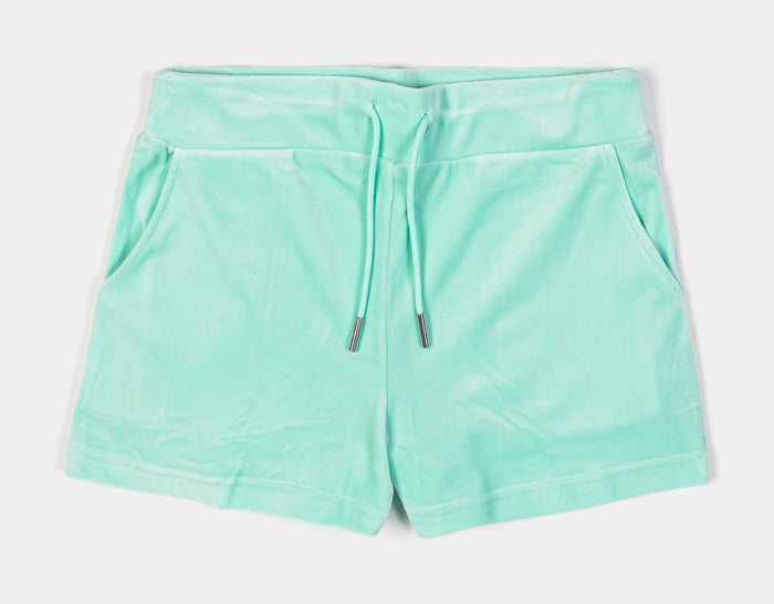 OG Bling Velour Womens Shorts (Mint)