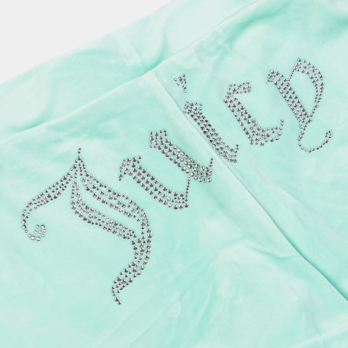 OG Bling Velour Womens Shorts (Mint)