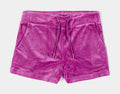 OG Bling Velour Womens Shorts (Purple)