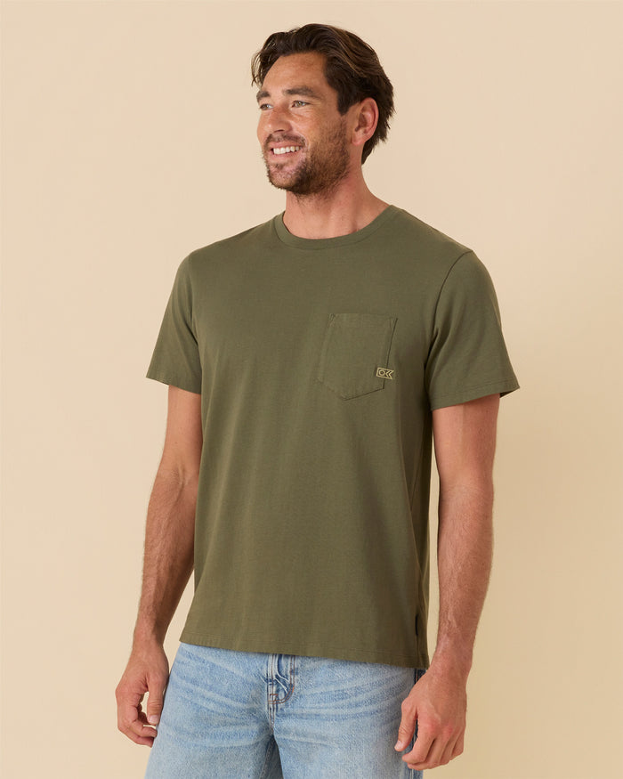 OK Flag Pocket Tee - FINAL SALE