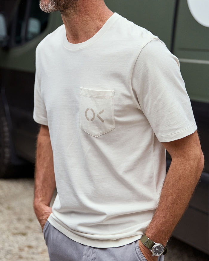 OK Stencil Pocket Tee - SALE