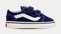 Old Skool Infant Toddler Skate Shoes (Blue/White)