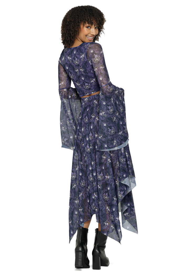 Ornamental Chandelure Handkerchief Skirt