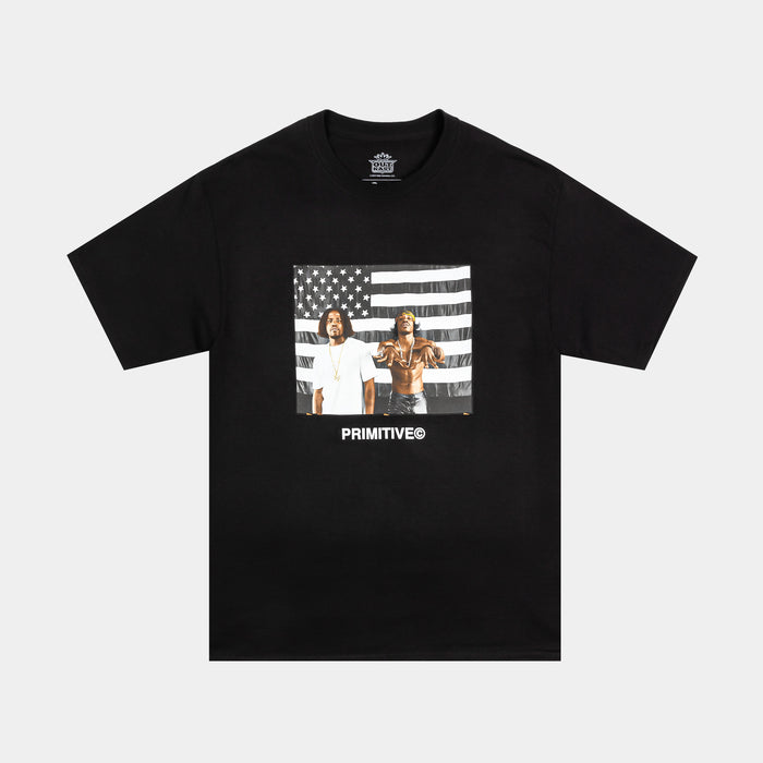 Outkast Graphic Mens Short Sleeve Shirt (Black/White)