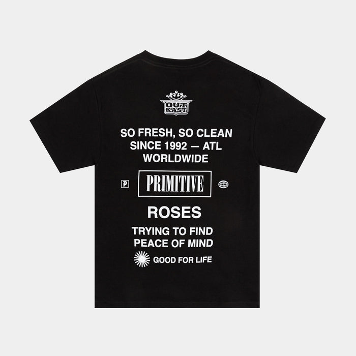 Outkast Graphic Mens Short Sleeve Shirt (Black/White)