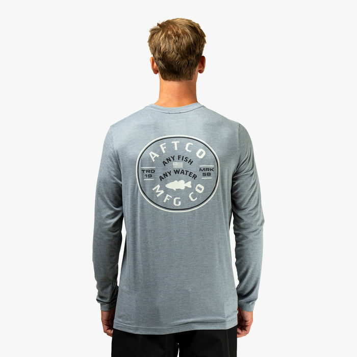 Steel Heather $Model is 6'1" 175lbs Size L$