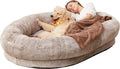 Oversized Portable Companion Bed for Pets & Owners