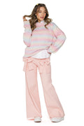 Pastel Rainbow Snuggle Sweater