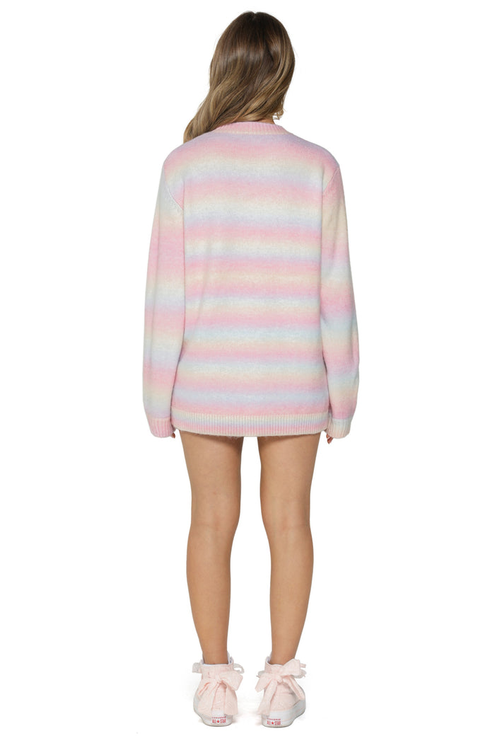 Pastel Rainbow Snuggle Sweater