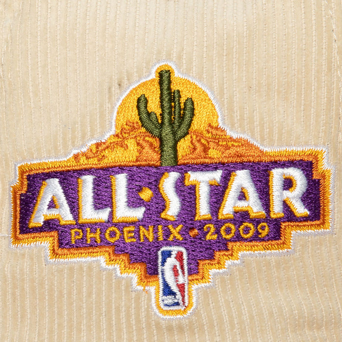 Phoenix Suns 2 Tone Team Cord Fitted Mens Hat (Neutral/Purple)