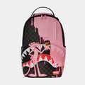 Pink Panther Half Painted Mens Backpack (Pink/Black)