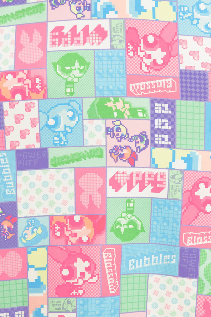 BlackMilk Clothing x Warner Brothers The Powerpuff Girls - Pixellated Powerpuff Work It Skater Dress - Warner Bros. Merchandise - Collaboration apparel - Licenced.