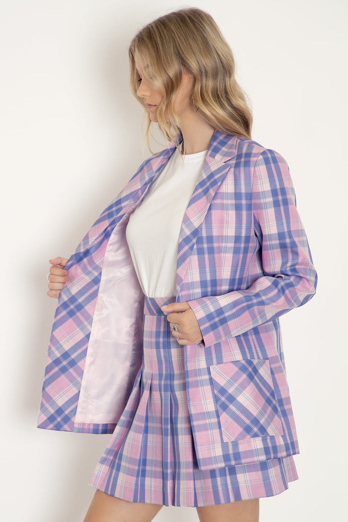 Plaid Doll Blazer