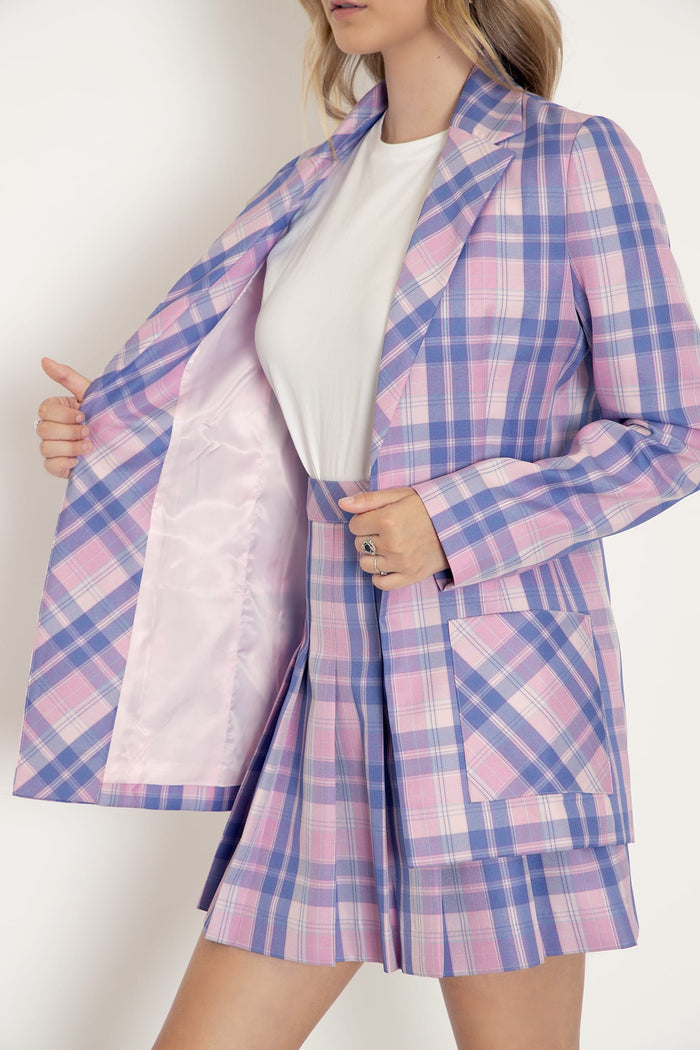 Plaid Doll Blazer