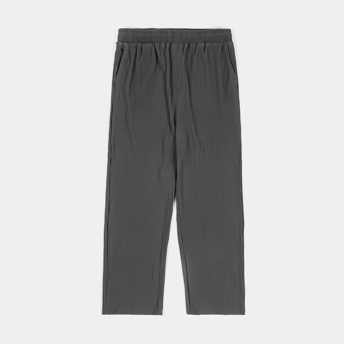 Pleated Woven Pant Mens Pants (Grey)
