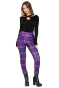 Poisonberry Tartan Cuffed Pants