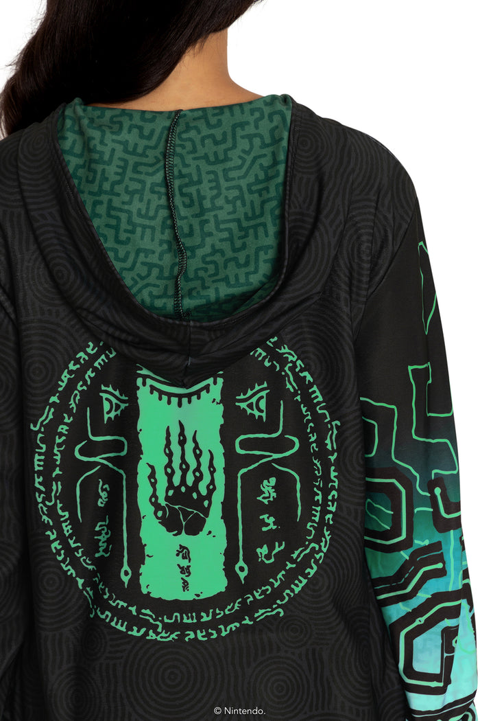 BlackMilk Clothing x Nintendo The Legend Of Zelda - The Legend Of Zelda Power Of The Zonai Hoodie Sweater - The Legend of Zelda Merchandise - Collaboration apparel - Licenced.