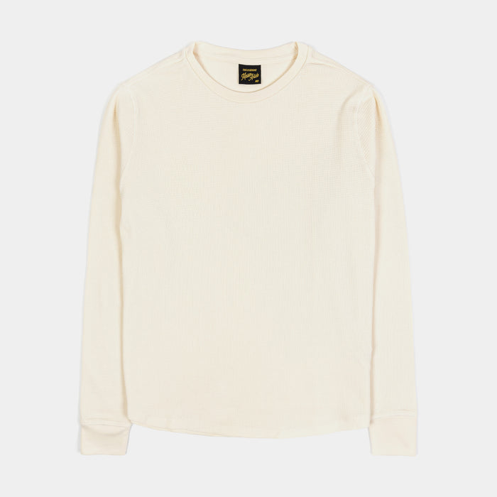 Premium Thermal Mens Long Sleeve Shirt (Off White)