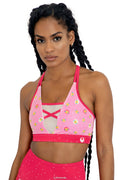 BlackMilk Clothing x Nintendo Super Mario - Princess Peach Sheer V Crop - Super Mario Merchandise - Collaboration apparel - Licenced.
