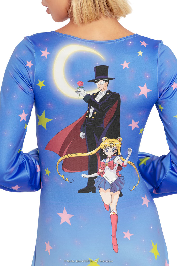 BlackMilk Clothing x Pretty Guardian Sailor Moon - Princess Serenity And Prince Endymion Bell Dress - Sailor Moon Merchandise - Collaboration apparel - Licenced.