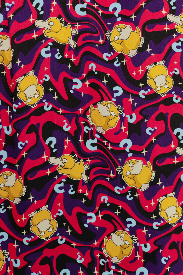 BlackMilk Clothing x Pokemon - Psyduck Confusion Boyfriend Shirt  - Pokémon Merchandise - Collaboration apparel - Licenced.