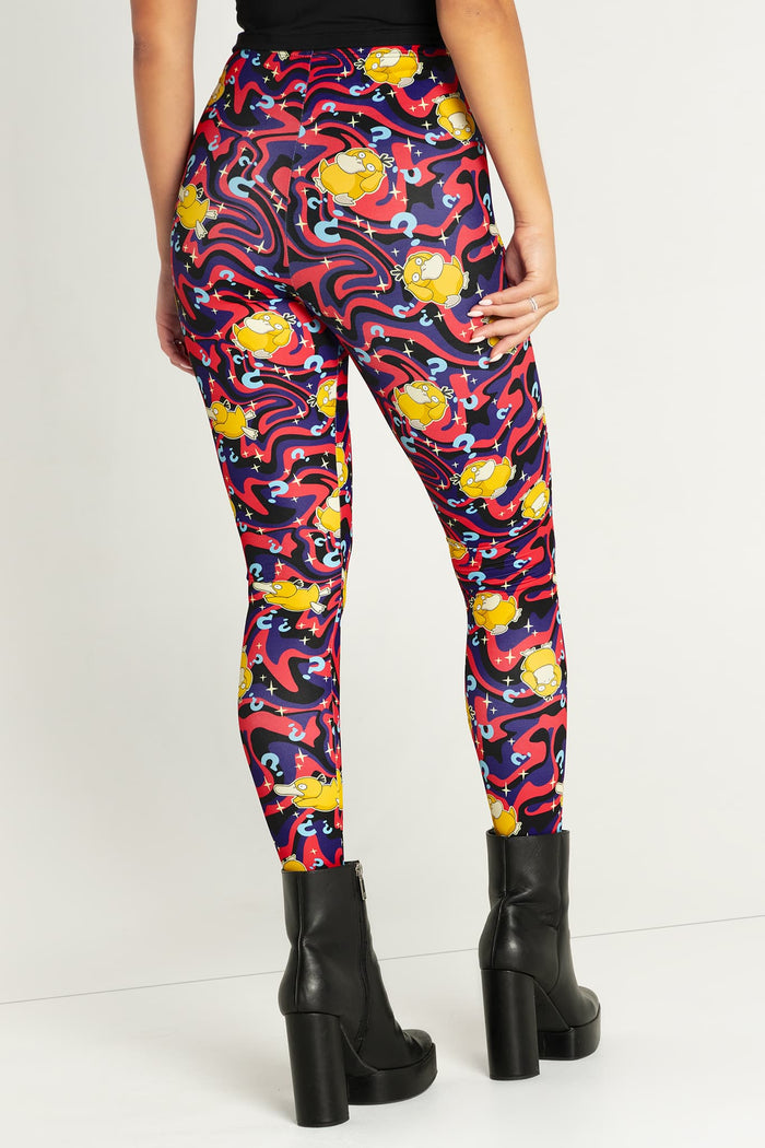 Psyduck Confusion High Waisted Matte Finish Leggings