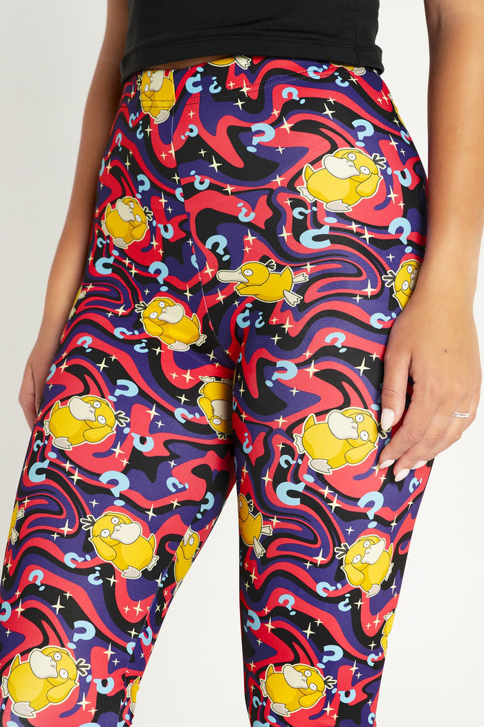 Psyduck Confusion High Waisted Matte Finish Leggings