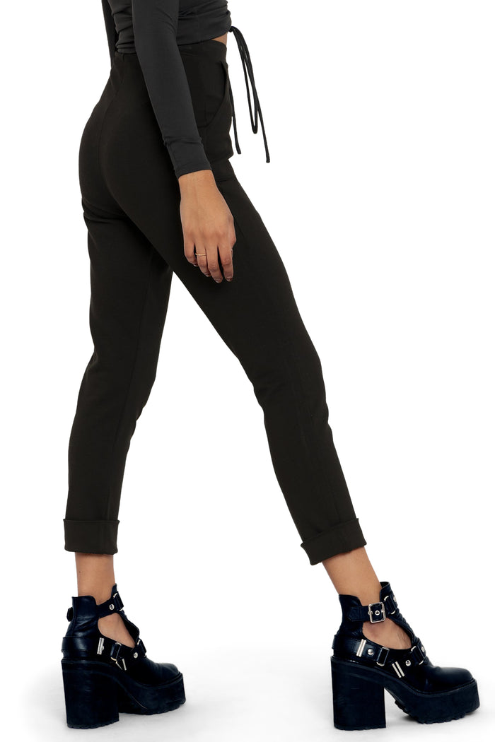 BlackMilk Clothing - Push It Ponte Cuffed Pants