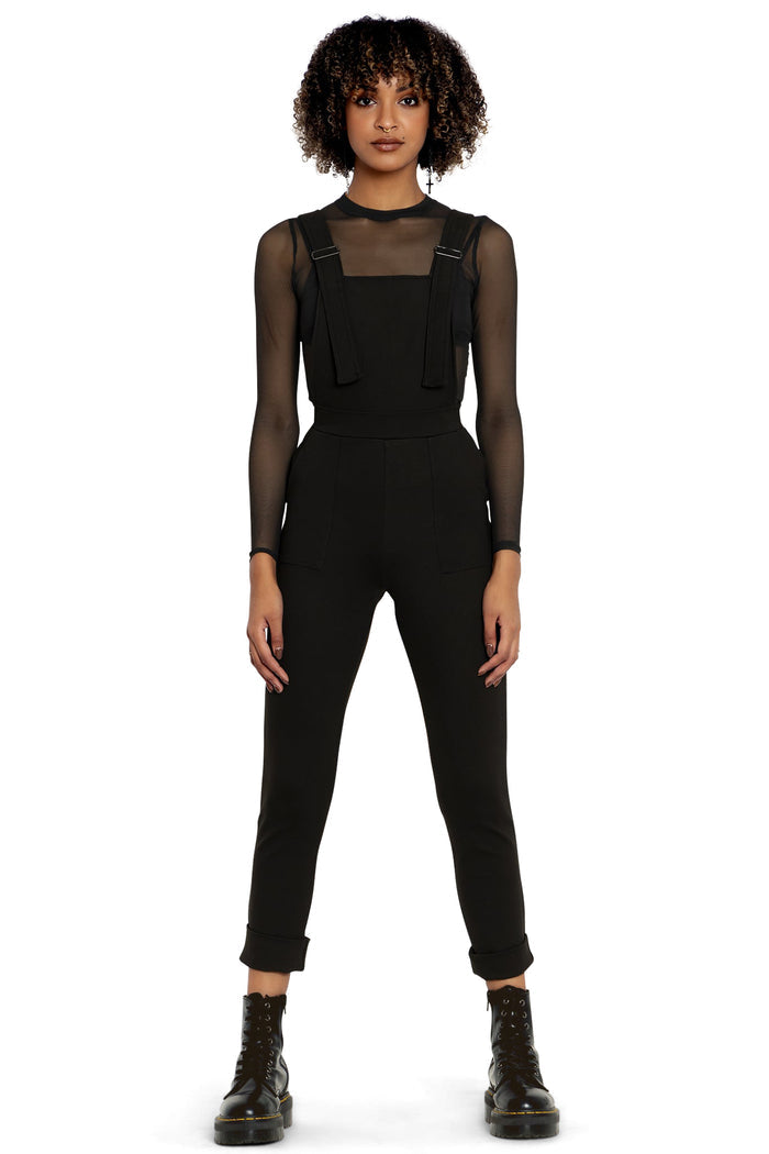 BlackMilk Clothing - Push It Ponte Overalls