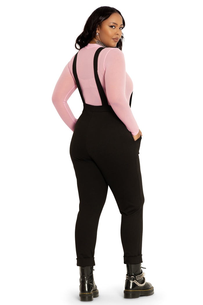 BlackMilk Clothing - Push It Ponte Overalls