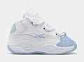 Question Mid Infant Toddler Basketball Shoes (White/Blue)
