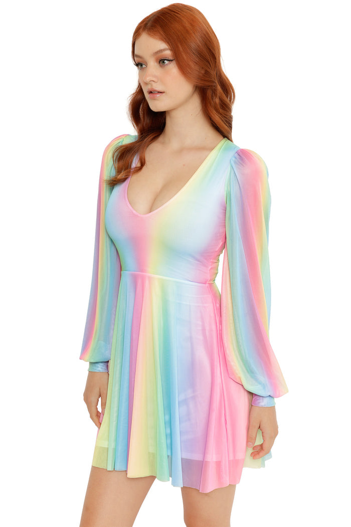 Rainbow Icecream Romance Dress