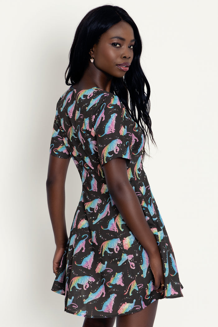Rainbow Tiger New V Dress